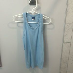 old navy blue racer back tank top